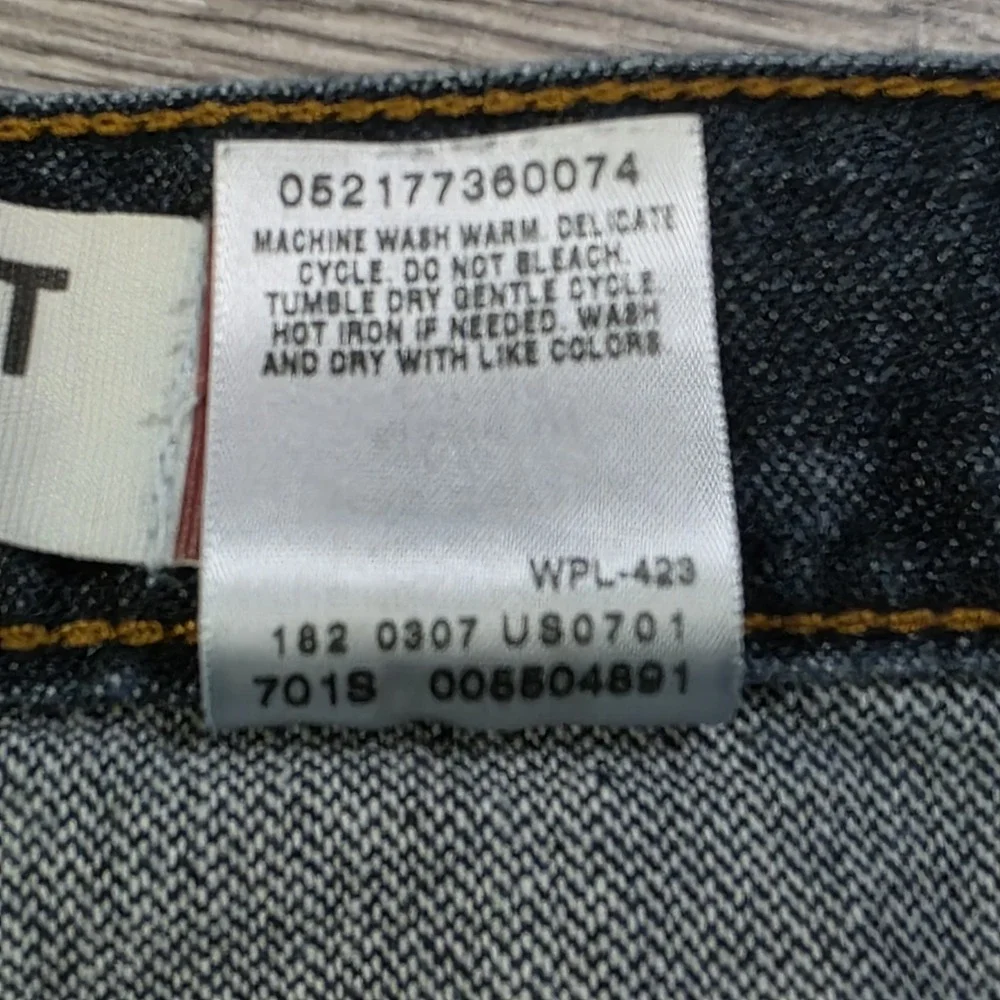 Levis 550 Jeans Men 36x34 Dark‎ Wash Blue Denim 5 Pocket Relaxed Cowboy 2000s